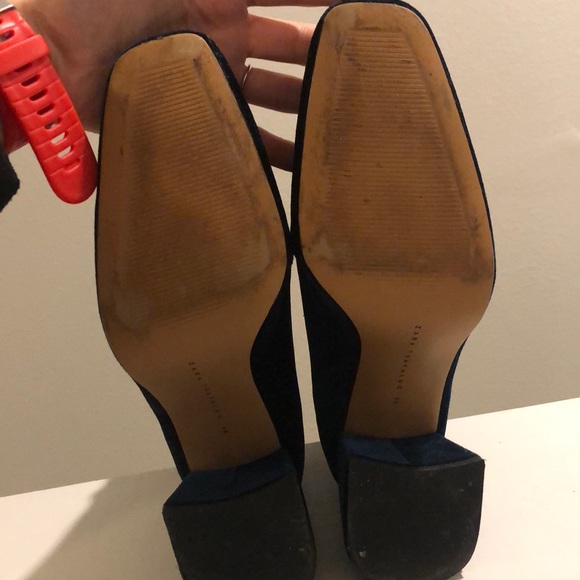 Chunky High Heel Ankle Boots with Zip. - Picture 8 of 8